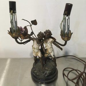 Copper and Brass Light Fixture